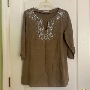 Mary Anne Linen Top